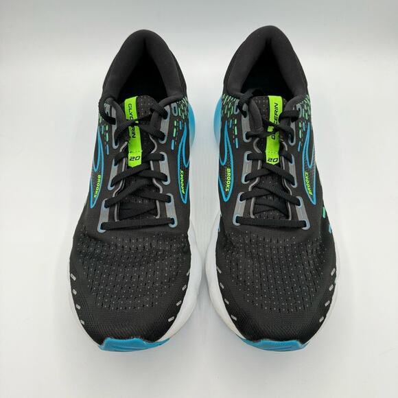 Brooks Glycerin GTS 20 Black Hawaiian Ocean Green Road-Running Sneakers 11.5 main image 8